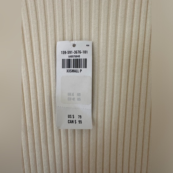 ABERCROMBIE & FITCH-Cream Knit Dress NWT - Picture 3 of 4